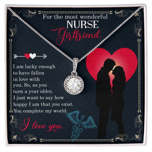 For The Most Wonderful Nurse Girlfriend | Eternal Hope Necklace