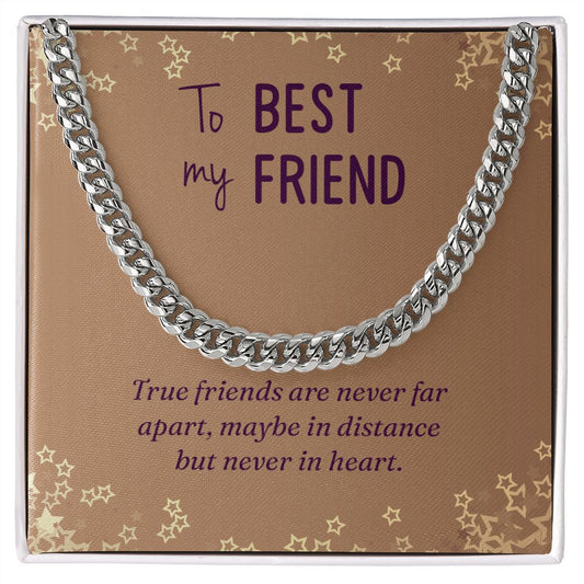 To My Best Friend | Cuban Link Chain