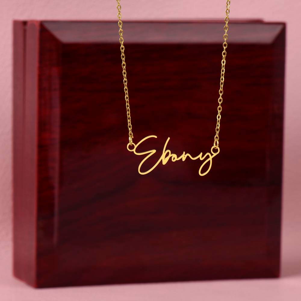 I Love You Wifey | Signature Name necklace