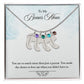 To My Bonus Mom | Baby Feet Necklace With Birthstone