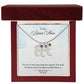 To My Bonus Mom | Baby Feet Necklace With Birthstone