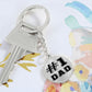 #1 Dad | Graphic Circle Keychain