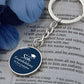 To Our Son_Congratulations | Graphic Circle Keychain