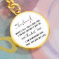 My Husband_When I Tell You I Love You | Graphic Circle Keychain