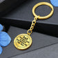 Dad Thanks | Graphic Circle Keychain