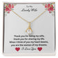 To My Lovely Wife | Alluring Beauty Necklace