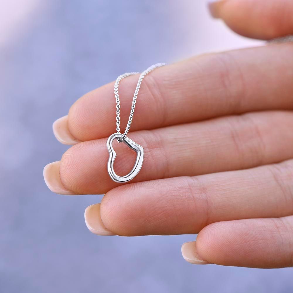 To My Daughter | Delicate Heart Necklace