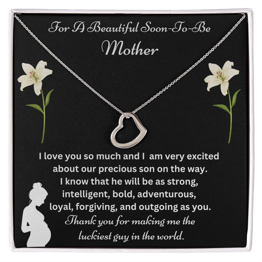 Soon-To-Be Mother | Delicate Heart Necklace