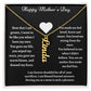 Happy Mother's Day | Personalized Vertical Name Necklace