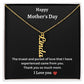 Happy Mother's Day | Personalized Vertical Name Necklace