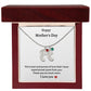 Happy Mother's Day | Baby Feet Necklace with Birthstone