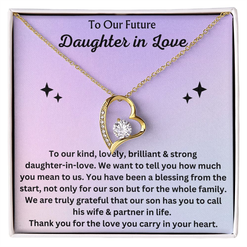 Future Daughter in Love | Forever Love Necklace